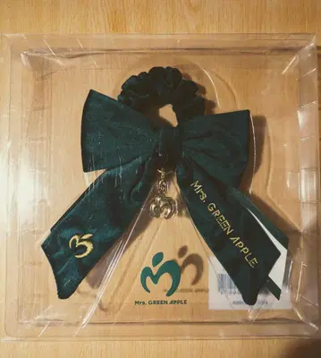 미사용 Mrs. GREEN APPLE 리본 포함 머리끈