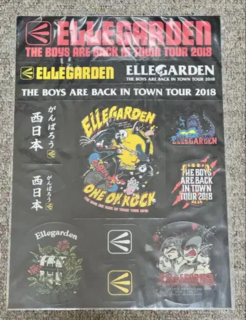 미개봉 레어 2018 ELLEGARDEN 스티커