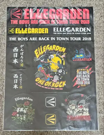 미개봉 레어 2018 ELLEGARDEN 스티커