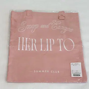 herlipto 토트백 PEACH 피치 핑크