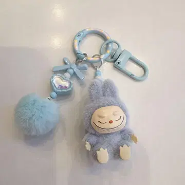 LABUBU 봉제 인형 키링 스트랩