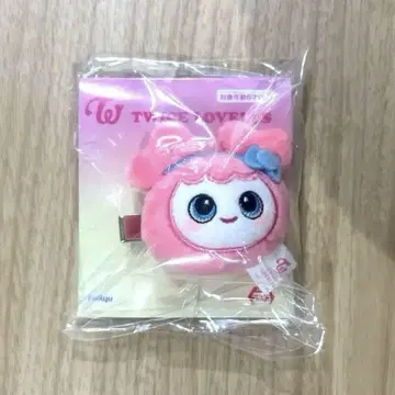 GIGO TWICE LOVERYS 봉제 인형 헤어핀 모모 모브리