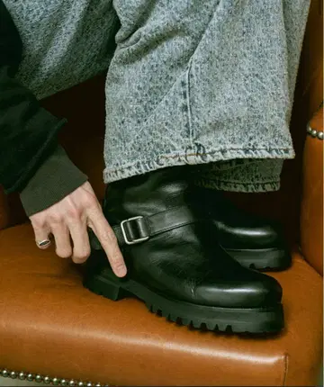 [새상품급] EARLE 엔지니어 부츠 25-26cm