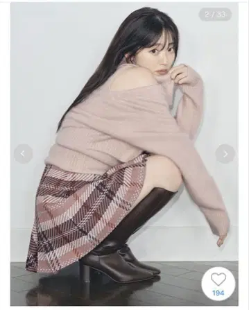 [ 새상품급 ] SNIDEL 스나이델 폭스 알파카 숏 가디건 PNK