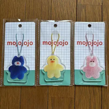mojojojo 아크릴 키링 고양이 병아리 토끼 3개 세트