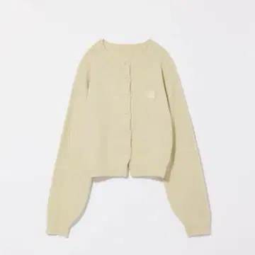 eaphi COMPACT LOGO KNIT CARDIGAN