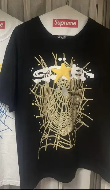 Sp5der 월드 와이드 티