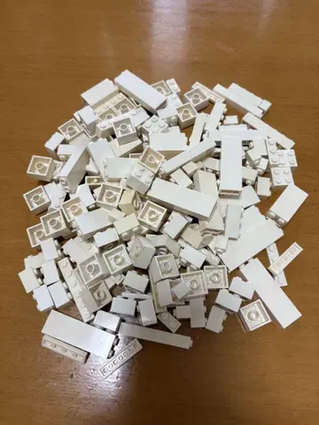 LEGO 블록 세트 화이트 컬러 중고품