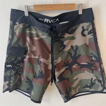 RVCA 루카 W32 서프 팬츠 트렁크 해빵 카모 카모플라쥬