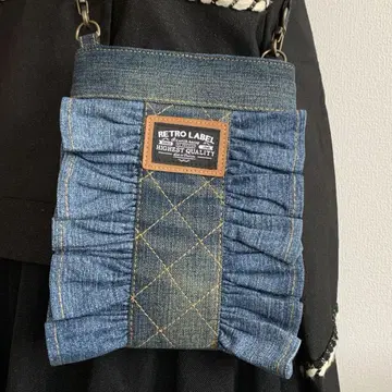 Levi's 데님 리메이크 데님 숄더백 핸드메이드