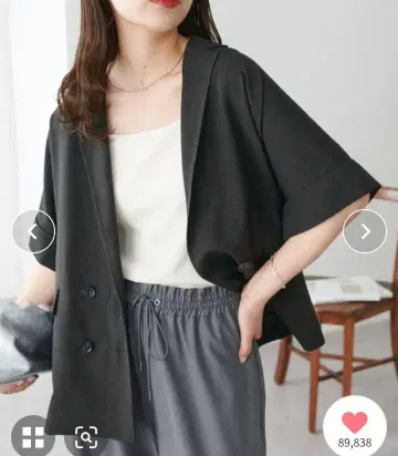 [ DISCOAT ] 테크 린넨 반팔 셔츠 자켓