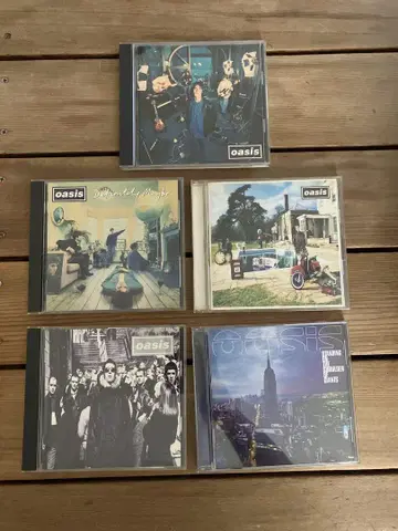 Oasis CD 5장 세트