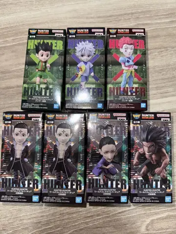 HUNTER x HUNTER 월드 컬렉터블 피규어 7체 세트