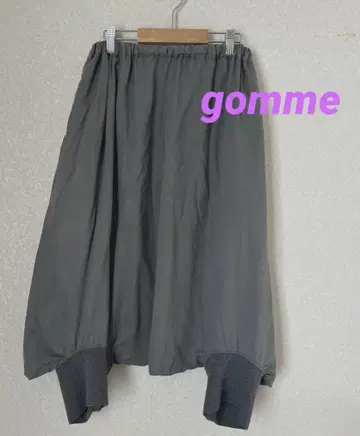 gomme 마키히로시게 사루엘 팬츠 그레이