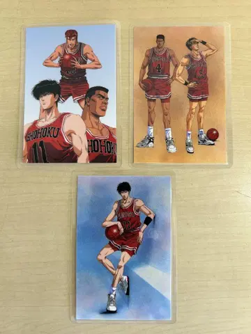 SLAMDUNK 슬램덩크 카드 라미네이티드 카드 라미카드 3종