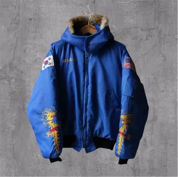 70's 'KOREAN' nylon jacket