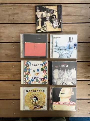 Radiohead CD 7장 세트