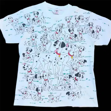 101마리 강아지 80s 90s 싱글 스티치 USA 디즈니