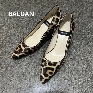 BALDAN 발단 송치 레오파드 하이힐 펌프스