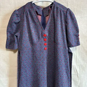 70s vintage 하트 드레스 하트 원피스 빈티지