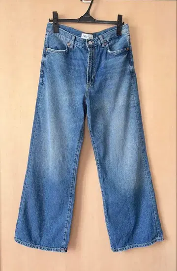 ZARA 와이드 스트레이트 청바지