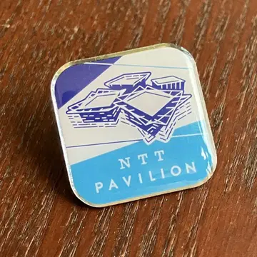 오사카 엑스포 NTT PAVILION 핀 배지