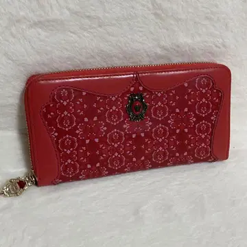 새상품급 ANNA SUI 안나수이 장지갑 지갑 대용량 라운드 지갑