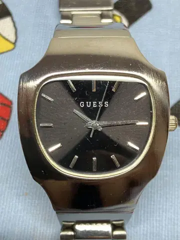 [레어템] 배터리 교체 완료 GUESS 남성용 쿼츠 손목시계