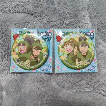 닌타마 란타로 캔뱃지 코헤이타&쵸지 루자부로 & 이사쿠