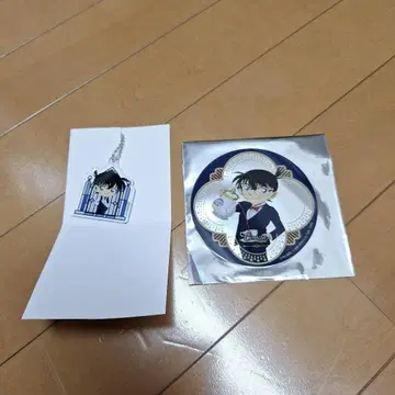 명탐정 코난 카페 에도가와 코난 아크릴 코스터 쿠도 신이치 아크릴 키링