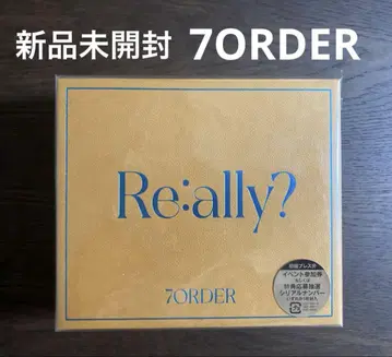 7ORDER [ FC 한정판 ] 2nd ALBUM [ Re:ally? ]