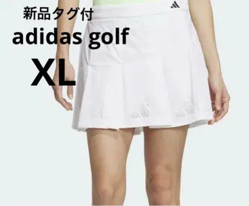 택 포함 새상품 아디다스 골프 이너 포함 플리츠 스커트 XL