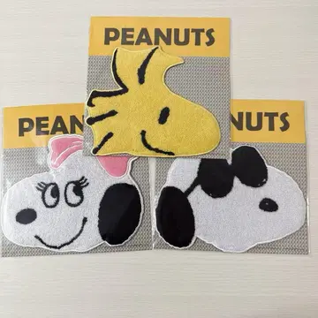 PEANUTS 컷 타월 3개 세트