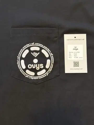 ovys PLATE OVERSIZED PKT SS TEE S 사이즈