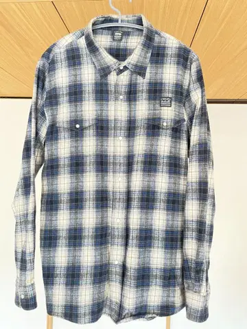 RADIALL 블록 체크 플란넬 셔츠 XL