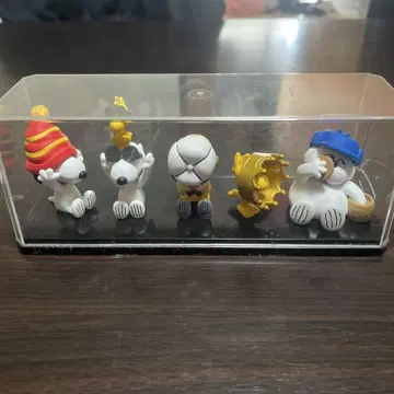 스누피 숨바꼭질 피규어 전 5종 컴플리트