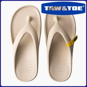 TAW&TOE 플립 플랍 스포츠 라이트 베이지 25cm