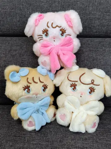 mikko 안아주는 리본 마스코트 3종 세트