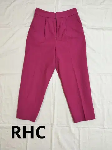 RHC 론 헤르만 핑크 린넨 캐주얼 팬츠 크롭 팬츠