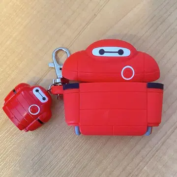 베이맥스 airpods 케이스 키링 포함