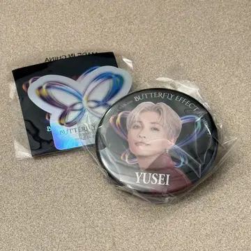 야기 유세이 캔뱃지 오로라 스티커 FANTASTICS