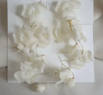 coussinet fleur 귀걸이