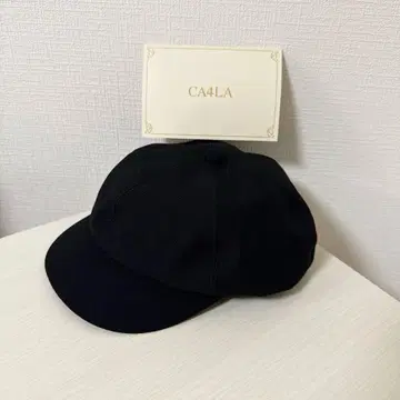 CA4LA 블랙 헌팅 캡 라이너 테이프 포함