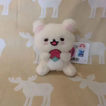 코리락쿠마의 딸기인 하루 공 체인 달린 봉제 인형
