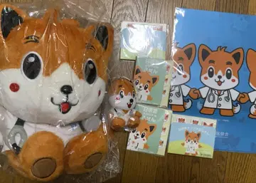 니치군 봉제 인형, 키링 부착 메모지, 클리어 파일 세트