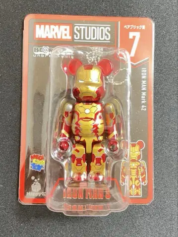 MARVEL 마블 복권 베어브릭상 7번 아이언맨