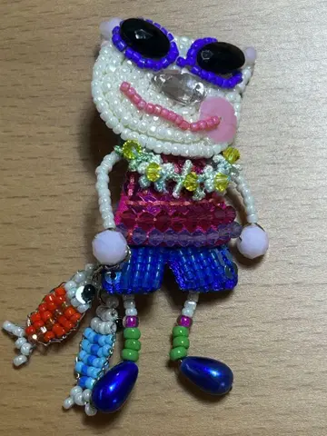 알베로베로 비즈 브로치