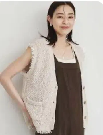 THE SHOP TK 트위드풍 클래시컬 베스트