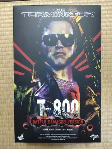 Hottoys T-800 배틀 데미지 버전 1/6 스케일 피규어