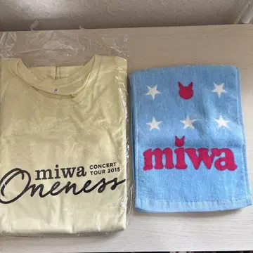 miwa CONCERT TOUR 2015 티셔츠와 타월 세트